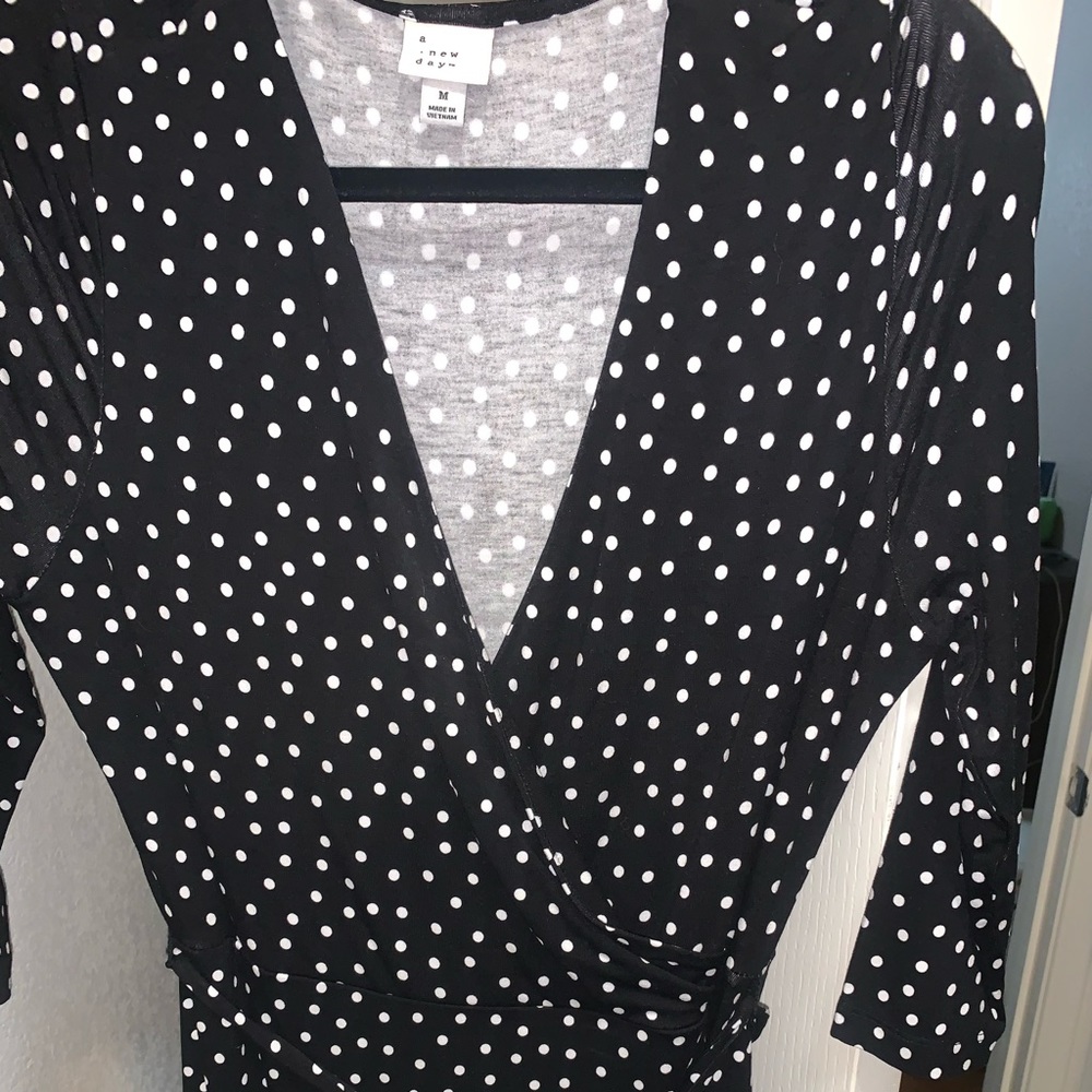 Polka dot Wrap dress ❤️